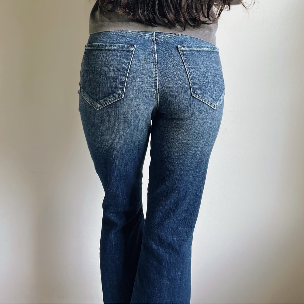 L’Agence Dark Wash Straight Leg Jeans